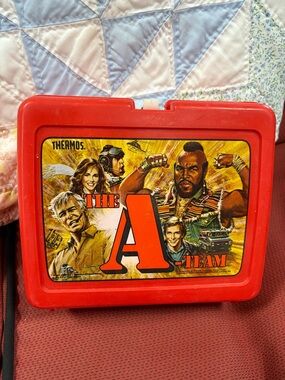 Thermos Red The A-Team Graphic Lunchbox